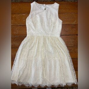 Jessica Simpson Cream Lace Dress
